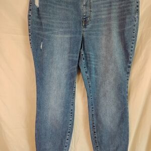Wonderly Women's Skinny Jeans in Classic Blue
